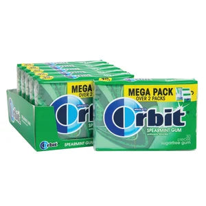 Orbit Gum Spearmint 6 Count Mega Pack
