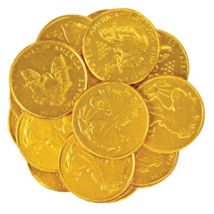 Thompson Milk Chocolate Large Foiled Gold Coins