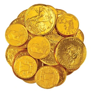 Thompson Milk Chocolate Foiled Gold Coins
