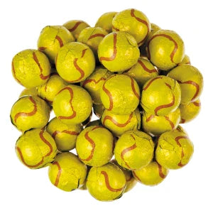 Thompson Milk Chocolate Foiled Tennis Balls